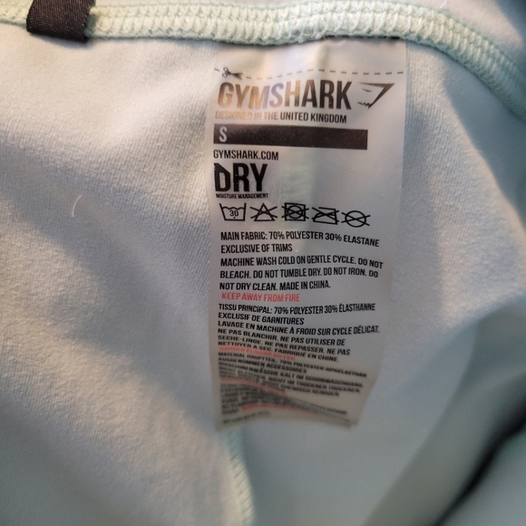 Gymshark Women's Mint Green Sports Leggings Size Small - Picture 2 of 5
